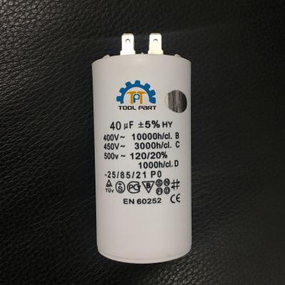 China AC / Motor 450 VAC AC Motor Capacitor 40UF for sale