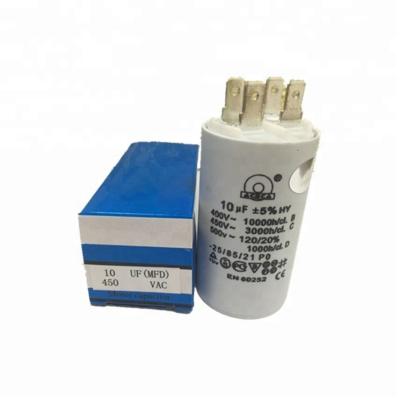 China AC / Motor 450 VAC AC Motor Capacitor 10UF for sale