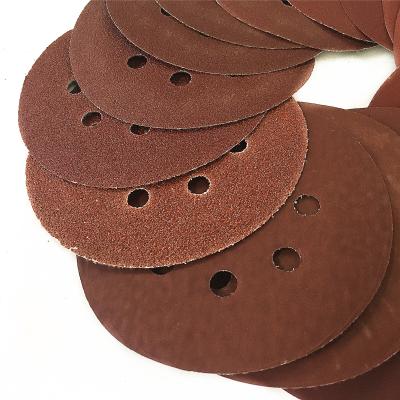 China 6 Inch Polish 8 Holes 150mm Polish Pads Sanding Paper for sale