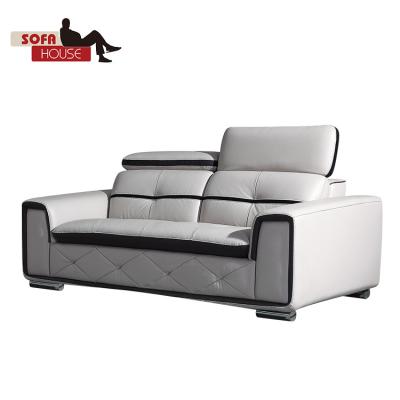 China Fixed Sofa With Adjustment Leather Headrest Recliner Furniture Sofa Set 3+2+1 Headrest Mechanism Living Room for sale