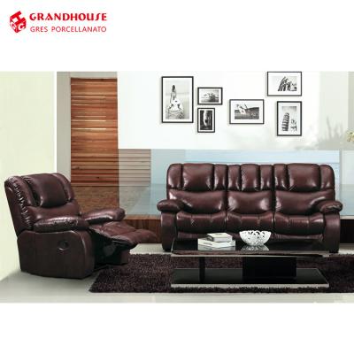 China Hot Sale Leather Sofa Seater Recliners Extended Customizable Furniture Set for sale