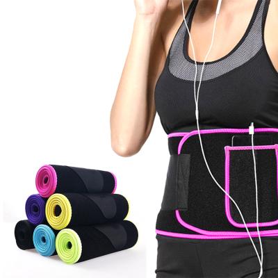 China Universal Sweat Belt For Women Weight Loss Waist Trainer Sauna Belly Band Belt For Workout for sale