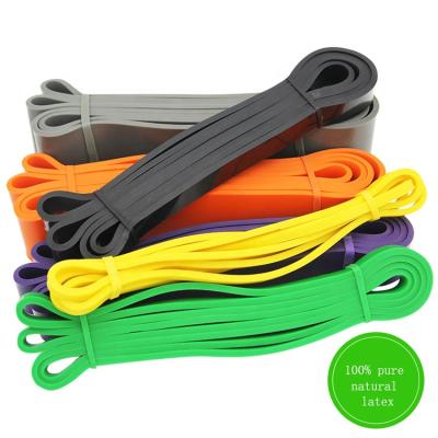 China Wholesale Non-Slip Long Resistance Band Set Elastic Latex Workout Gym Hip Resistance Band Long for sale