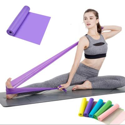 China Flat Wide Band Workout Yoga Stretch Band Long Resistance Band for sale