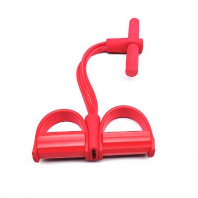 China Multifunctional OEM 4 Band Tube Resistance Band Sit Up Pull Up Yoga Pedal Resistance Band for sale