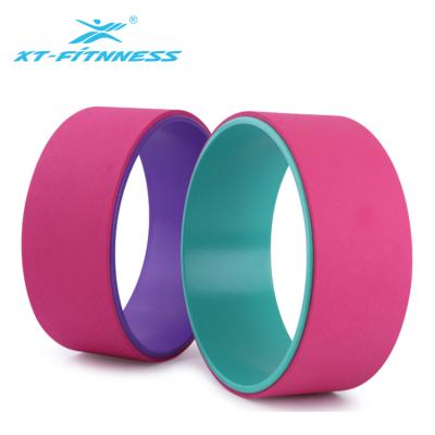 China Hot Sale Home Use Fitness Enhancing Blue Logo Body Fitness Women Yoga Wheel Purple Green Xingta 5pcs 13CM Custom Bodybuilding Unisex Pink for sale