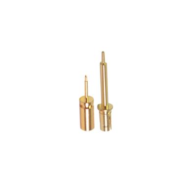 China Non Standard Parts Aluminum Brass Copper Fitting Pin Electronic Appliances Conductor for sale