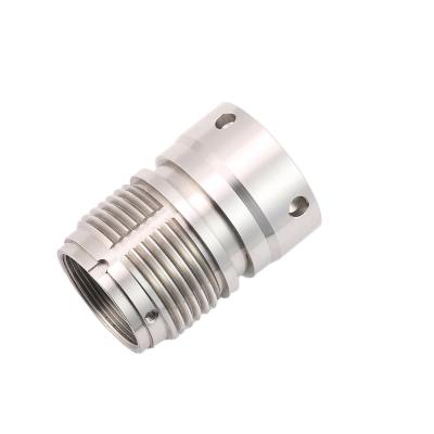 China Custom Precision CNC Rotation Types Aluminum Stainless Steel Aluminum Coupling For Motor for sale