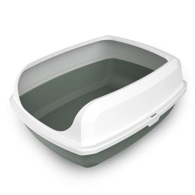 China Unique Design Hot Sale Cat Litter Box Stocked Semi-closed Self-cleaning Small Trash Can for sale