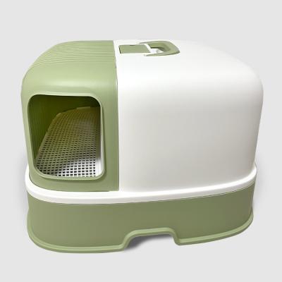 China Manufacturer Stocked Odor Eliminator Drawer Cat Litter Box Beside Enter Cat Litter Box Chinese for sale