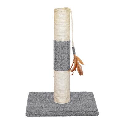 China Viable Sisal Cat Scratching Post Rope with Cat Toys for sale