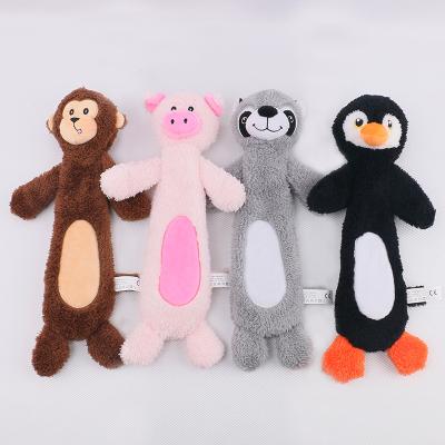 China 4 Sustainable Pack No Plush Stuffing Animal Pets Products Dog Toys Set With Squeakers for sale