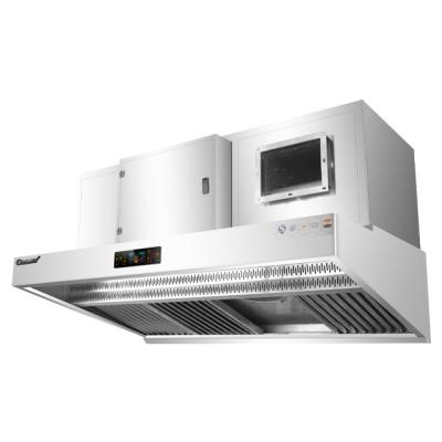 China Commercial Kitchen Smoke Extractor Hood With Electrostatic Precipitator for sale