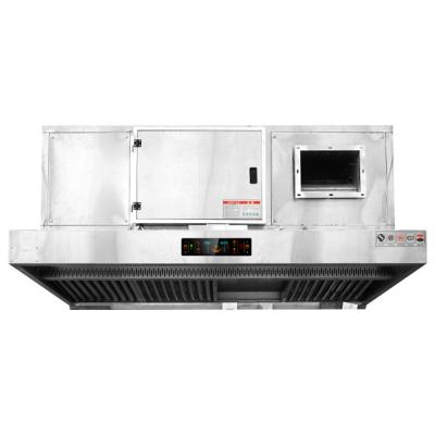 China Commercial Kitchen Exhaust Canopy Hood With Built-in Electrostatic Air Cleaners (esp) for sale