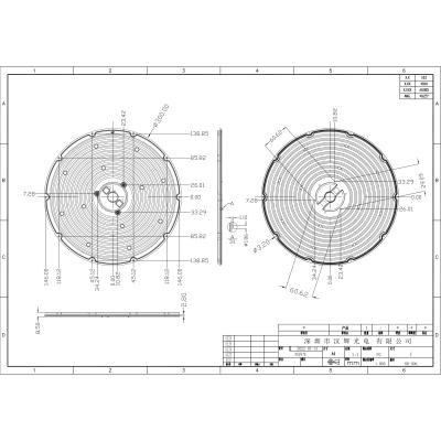 China Diameter Փ300mm 9 Rings LED High Bay Light Lens For Industrial Lighting With Sensor High Bay Light for sale