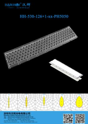 China 10°/20°/40°/60° Beschikbaar 126 In 1 LED's 5050 Lens High Power LED Lens Voor stadionverlichting Te koop