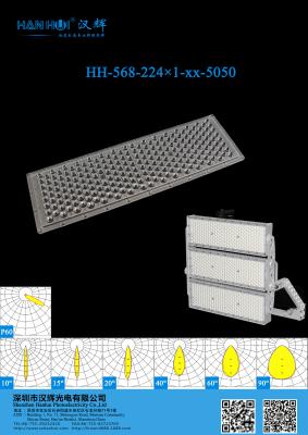 China 224×1 LED Lens 5050 LDEs 602×186mm High Power Environment-Friendly For Stadium Lighting for sale