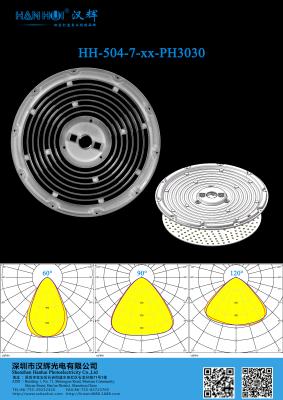 China φ240mm 60°/90°/120° Available High Bay Light Lens PC Material High Transmittance WaterProof Environment-Friendly for sale