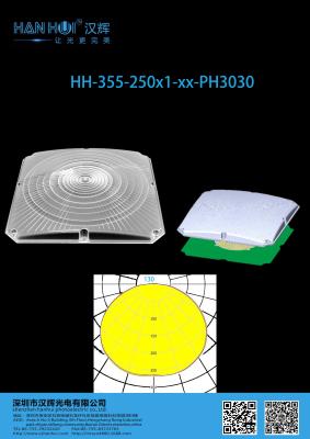 중국 250pcs 2835 또는 3030LED 고전력 LED 렌즈 효율 130lm/w T5 학위 오일 스테이션 조명용 판매용