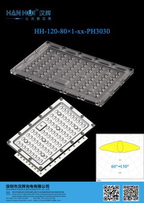 Κίνα 80 IN 1 3030LEDs 185×116MM 60150 βαθμός Διαθέσιμος Βέλτιστο φωτισμό Ανώτερη οπτική για φωτισμό πλημμύρας προς πώληση