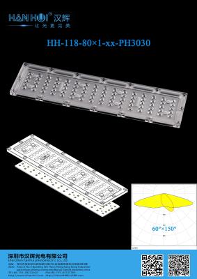 Κίνα 80pcs 3030LEDs 295×80MM 60150 βαθμούς Διαθέσιμη ακτίνα ακρίβεια ενεργειακά αποδοτική για φωτισμό πλημμύρας προς πώληση