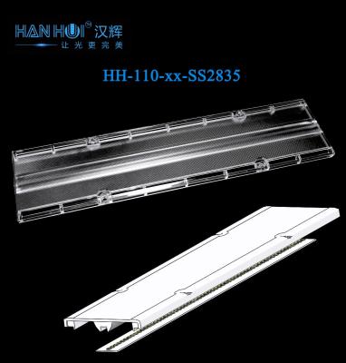 China PMMA Grade Material 2835LEDs 25°/60°/90°/B25°/R25° Available Uniform Luminescence Low Power Consumption  For Linear Lighting for sale