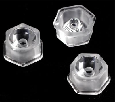 China 93% Transmittance 3535/3030/2835LEDs 14.55*15.93mm Size High Transmittance Precision Dimensions Easy Install LED Single Lens for sale