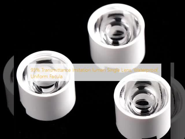 20°/30°/45°/60°/90° Available Φ20mm Size High Transmittance Eco-Friendly Water-Proof Easy Install Si