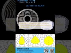 60°/90°/120° Available 3030LEDs Six Rings 150W LED Lighting Lens Waterproof For Round High Bay Light