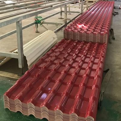 China SONSILL industrial factory directly supply impact resistance PVC tejas asa durable plastic roof tile for roof for sale