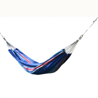 China Durable Cotton Canvas Swing Instant Portable Hammock For Outdoor And Indoor for sale