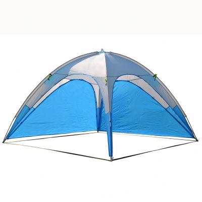 China Waterpoof 190T Polyester Beach Tent With Fiberglass Pole for sale