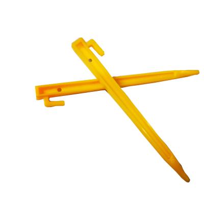 China Lightweight Outdoor Tent Peg Tent Accessories New Stake 100% Plastic PP Material for sale