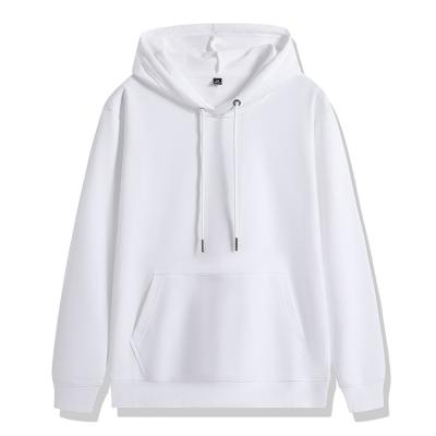 China High Quality Cotton Anti-pilling Pocket Hoodies Men Comfortable Sweatshirt White for sale