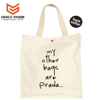 China Environmentally Friendly Green Advertising Tote Cotton Bags For Printing for sale