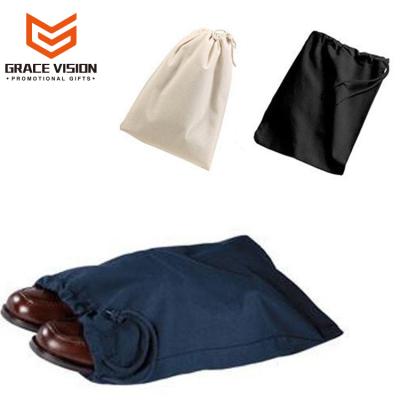 China Wholesale Cotton Customized Drawstring Shoe Bag Eco - Friendly for sale