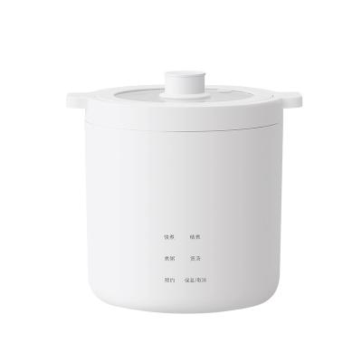 China Household New Arrival 1.2L Mini Electric Rice Cooker Intelligent Rice Cooker Portable Rice Cooker White for sale