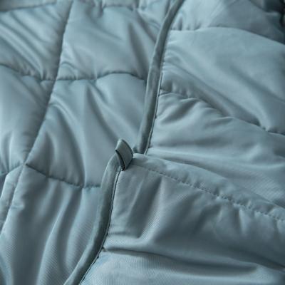 China Kingcason Folded Folded Wholesale Custom Weighted Cotton Blanket Cooling For Adult for sale