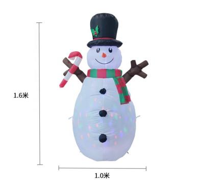 China 2020 Giant Snowman Home Decoration Christmas Inflatables Outdoor Large Snowman Dolls House for sale