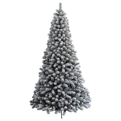 China Classic 6ft PVC Metal Frame 8ft Green Red White 7ft Classic Blue PE Artificial Christmas Trees for sale