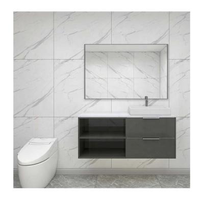 China JYcasa Bathroom Cabinet Modern Small Apartment Design Single Sink Bathroom Vanity Supplier for sale