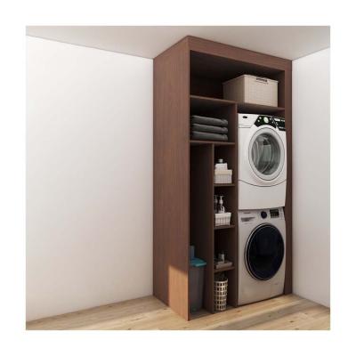 China JYcasa Modern Factory Wholesale Solid Wood Laundry Cabinet Bathroom Vanity Supplier for sale