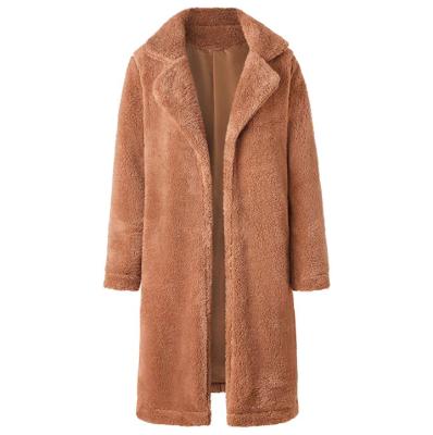 China Best Selling Fashion Wholesale Ladies Fur QUICK DRY Winter Long Warm Coat For Women for sale