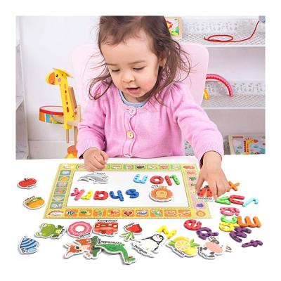 China Fridge Magnets & Educational Refrigerator EVA Magnetic Letters Numbers Animals Educational Magnetic Toy Games Kids Toys and Foods for sale