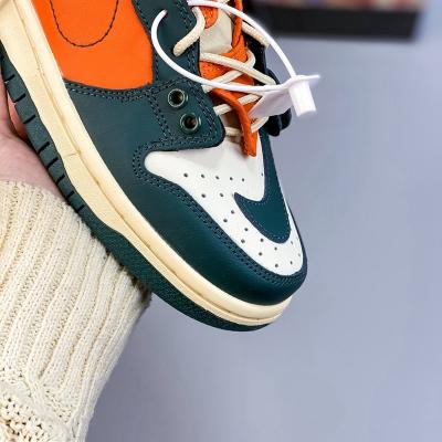 China OG SB CUSHIONING Dunks Low Sneaker Blue Orange Mens Womens Fashion Skater Board Shoes Sports Shoes N i k e White Sneaker for sale