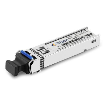 China Gigabit Ethernet Switches and Routers 10G BIDI SFP+ 10km 1330nm 1270nm DFB SMF Bidirectional Optical Transceiver Module Fiber Optic Module Price for sale