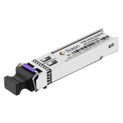 China Gigabit Ethernet Switches and Routers 25G BIDI SFP28 ER 30km 1330nm DFB SMF Bidirectional Optical Transceiver Module Fiber Optic Module Price for sale