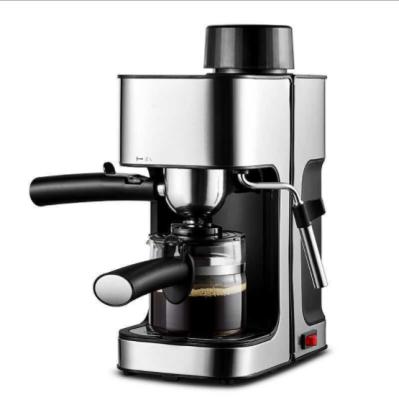 China Custom Wholesale Household Logo Espresso Italian Bar Coffee Machine All In One Stainless Steel Coffee Maker for sale