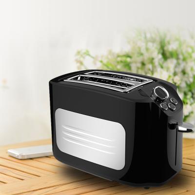 China Hot Selling Household Grill 2 Slices Electric Smart Toaster With Stainless Steel Panels for sale