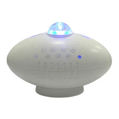 China Modern grain control rugby RBG three-color led star night light with U disk for playing music for sale